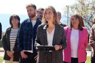 La candidata de Comuns Sumar, Jéssica Albiach, a la presentació de la candidatura a la demarcació de Tarragona per a les eleccionsdel 12 de maig