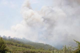Imatge de l&#039;incendi forestal del Pont d&#039;Armentera