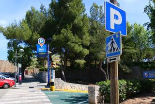 Accés del pàrquing Saavedra per l&#039;avinguda Catalunya, a Tarragona