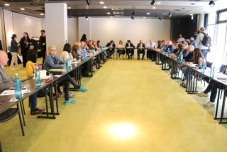Reunió de JxCat amb Carles Puigdemont a l&#039;hotel Sana de Berlín, el passat 18 d&#039;abril 