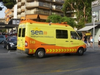 Imatge d&#039;arxiu d&#039;un vehicle del Servei d&#039;Emergències Mèdiques (SEM), a Salou