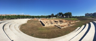 La nova zona atlètica envoltarà les restes romanes existents al parc i estarà pavimentada amb material adequat per a la pràctica de l’atletisme