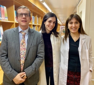 D’esquerra a dreta: el catedràtic Jordi Salas, la doctoranda Laura Barrubés i la investigadora Nancy Babio