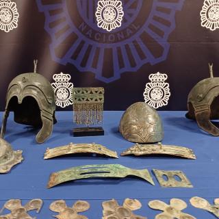 Algunes de les peces arqueològiques del museu de Figuerola que han estat intervingudes