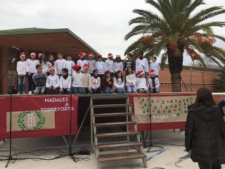 Imatge d&#039;arxiu de l&#039;Escola Campclar, al concert de Nadales a Torreforta del 2019