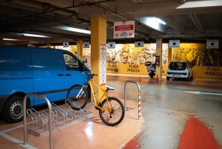 L’aparcament de Corsini ha incorporat aquesta setmana 18 places d’aparcament per a bicicletes