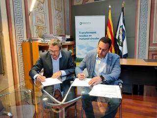 Signatura del conveni entre l&#039;Ajuntament del Morell i Ecoplanta per promoure l&#039;ocupació al municipi