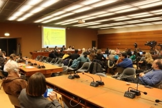 La conferència sobre drets humans al Palau de l&#039;ONU, amb Meritxell Serret, Txell Bonet i Jordi Solé