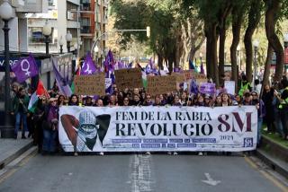 La manifestació feminista del 8-M a Tarragona