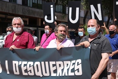 Josep Andreu acte suport Puigdemont