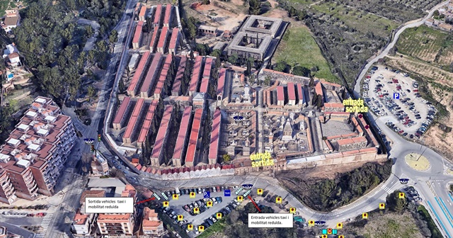 Plànol dispositiu trànsit cementiri Tarragona 2021
