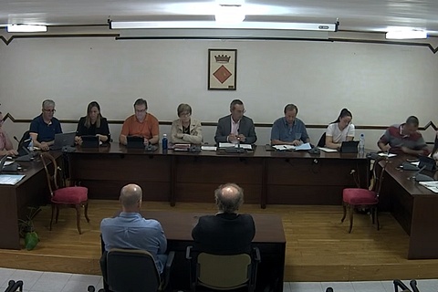 Imatge del plenari de l'Ajuntament de Constantí celebrat el passat 26 d'octubre