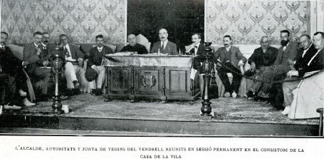 reunió Casa de la Vila del Vendrell còlera 1911