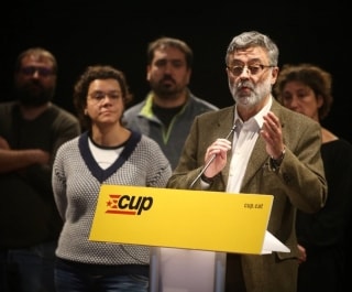 Imatge d&#039;arxiu de Carles Riera, diputat de la CUP al Parlament de Catalunya