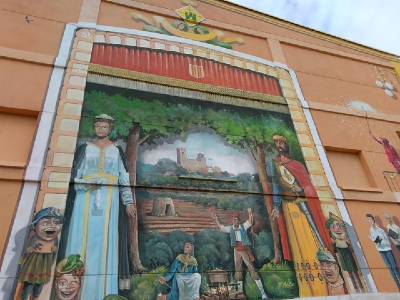 Imatge d&#039;arxiu del Mural de Santa Oliva (Baix Penedès)