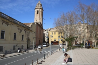 Imatge de la denominada &#039;porta de Sant Francesc&#039; de Valls, un espai que es vol transformar urbanísticament