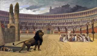 La imatge promocional d&#039;aquest suposat nou espectacle &#039;Cristians als lleons&#039;, era la d&#039;aquesta obra del pintor francès Jean-Léon Gérôme