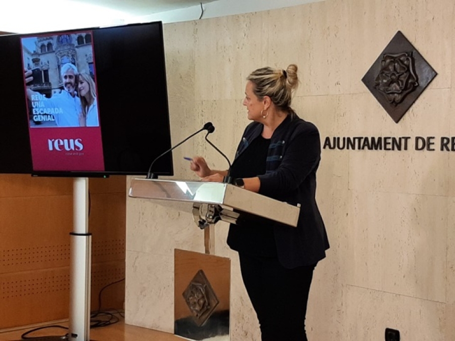 La regidora de Promoció de Ciutat, Montserrat Caelles, va presentar la campanya &#039;Reus, una escapada genial&#039;, en roda de premsa