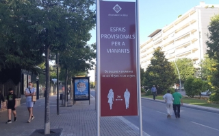 Àmbit segur per a vianants de l&#039;avinguda de Sant Jordi a Reus