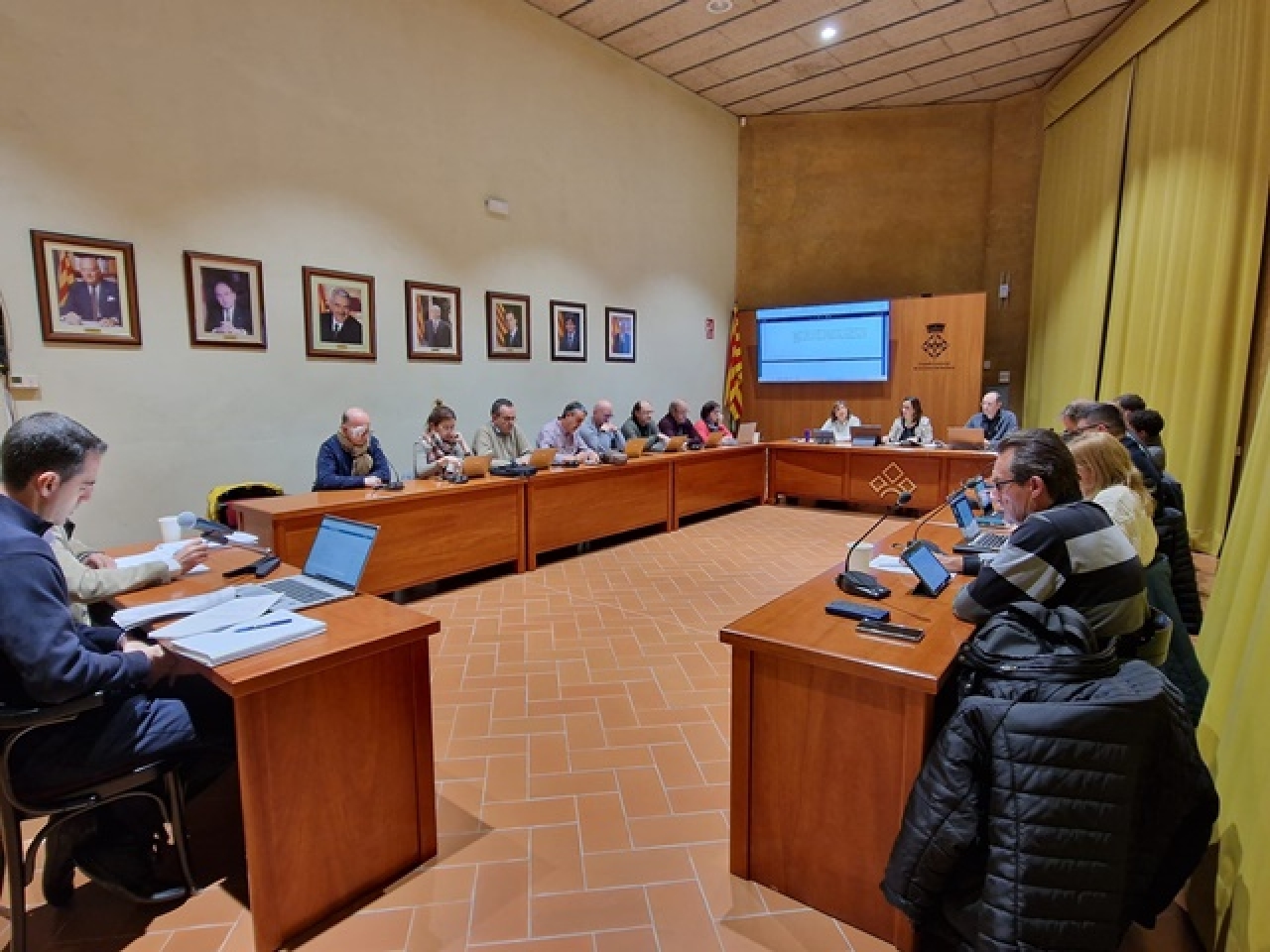 Imatge del darrer Ple del Consell Comarcal de la Conca de Barberà