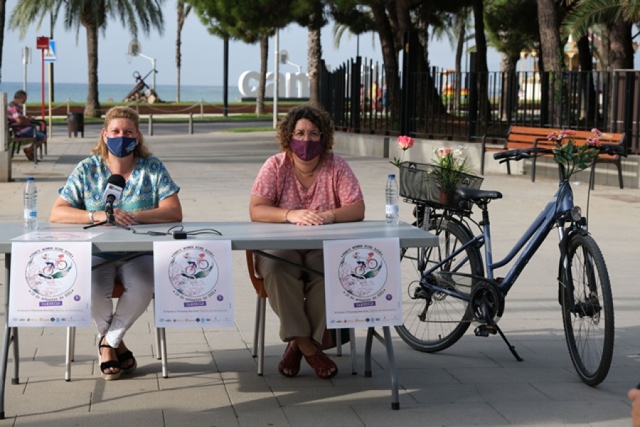 Presentació de la 3a edició de la Fancy Women Bike Ride, aquest diumenge 19 de setembre, a les 12 hores, al passeig Marítim