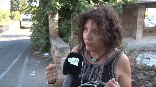 La veïna Gisela Alcón, en declaracions a RTV del Vendrell