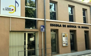 La façana de l&#039;Escola de Música El Morell