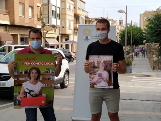 Les botigueres i els botiguers protagonitzen la imatge de la campanya de l’Ajuntament de l’Espluga de Francolí i la Unió de Botiguers