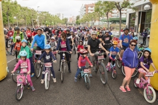 Imatge d&#039;arxiu de la Bicicletada popular de Tarragona del 2017