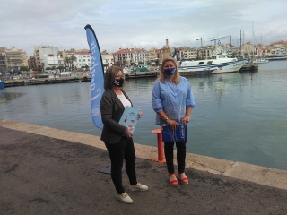 L&#039;alcaldessa, Camí Mendoza, i la regidora de Turisme, Marta Borràs, han presentat les activitats al Port de Cambrils