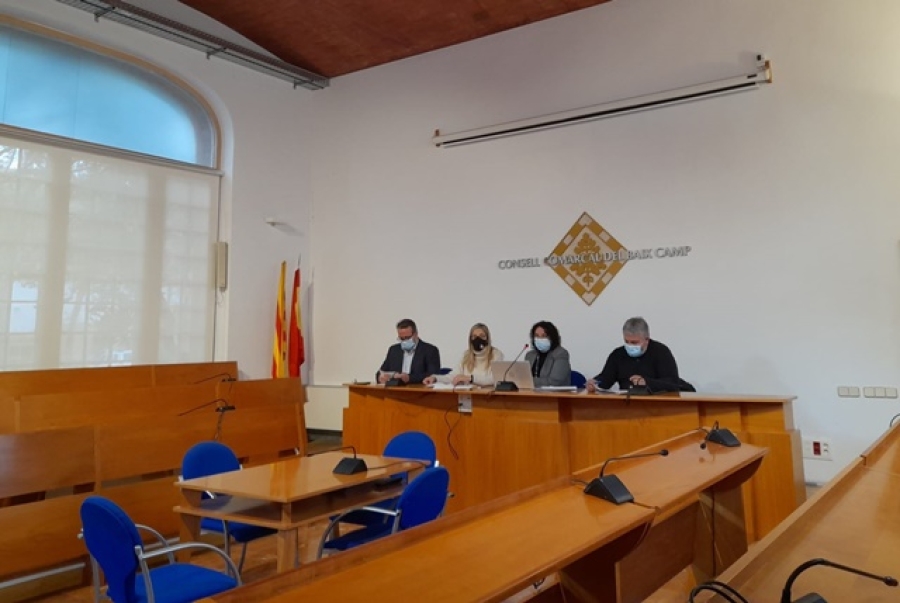 Roda de premsa prèvia de presentació del pressupost del Consell Comarcal del Baix Camp