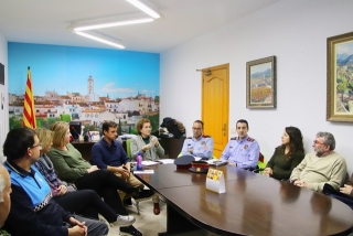 L&#039;alcaldessa de la Bisbal del Penedès, Agnès Ferrer, ha presidit la reunió de seguretat ciutadana amb Mossos, associacions de veïns i inspecció municipal