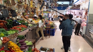 Enregistrament del programa televisiu &#039;Gent de mercats&#039; al Mercat Central de Reus