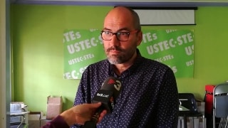El portaveu del sindicat majoritari en el sector de l&#039;Ensenyament, USTEC-STEs, Ramon Font