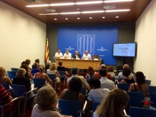 Imatge de la reunió de divendres de la Taula de Ciutadania i Immigració al Camp de Tarragona.