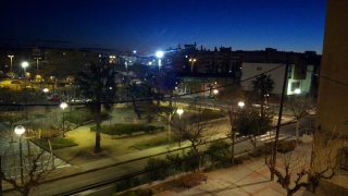 El barri de Parc Riu Clar de Tarragona, amb els dos nous punts de llum