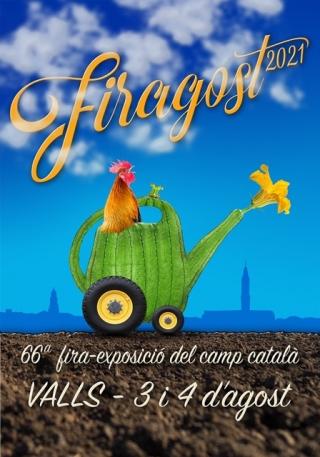 L&#039;autora del cartell guanyador és Sònia Jauset Piñera, de Valls, amb el lema “carbassó motoritzat amb gall”