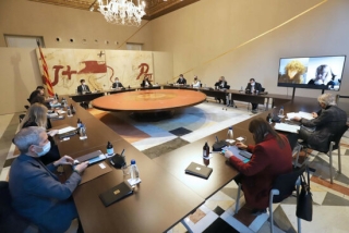 Imatge de la reunió del Consell Executiu del Govern