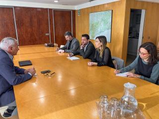El delegat del Govern a Tarragona, Àngel Xifré, es va reunir amb l&#039;alcaldessa de Reus, Sandra Guaita, i l&#039;alcalde de Tarragona, Rubén Viñuales