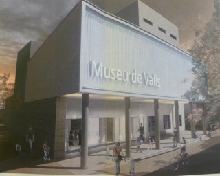 Imatge virtual de la futura façana del Museu de Valls
