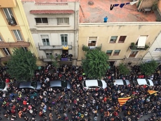 La concentració ha tingut lloc davant la delegació del Govern, al carrer Sant Francesc de Tarragona