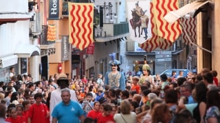 Una de les imatges tradicionals de les festes de Tarragona