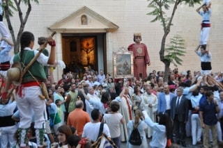 Imatge d&#039;arxiu de la celebració de la Festa del Quadre de Santa Rosalia