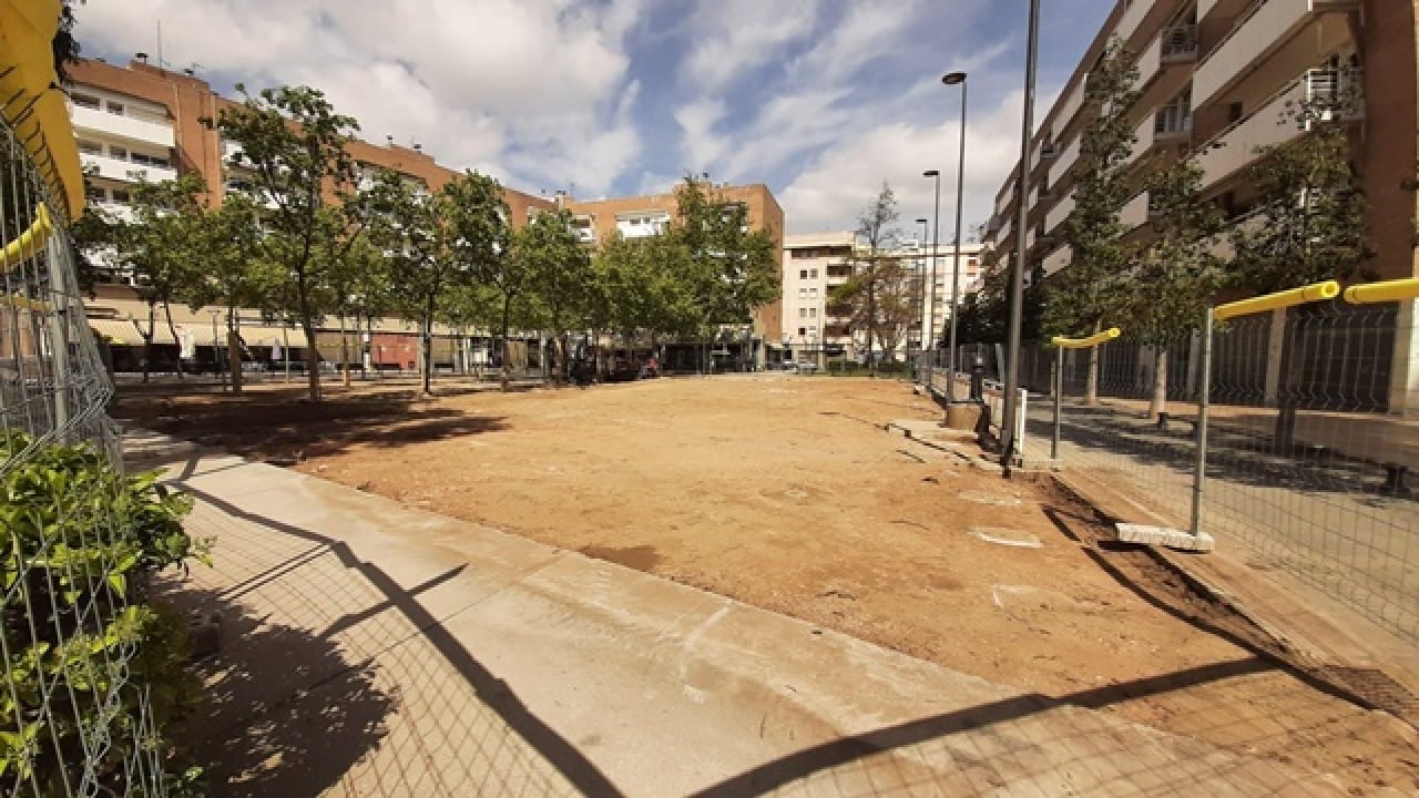 Imatge de la plaça d&#039;Antoni Correig i Massó