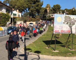 Caminada reivindicativa contra el pla parcial de la Budellera, el 15 de gener passat