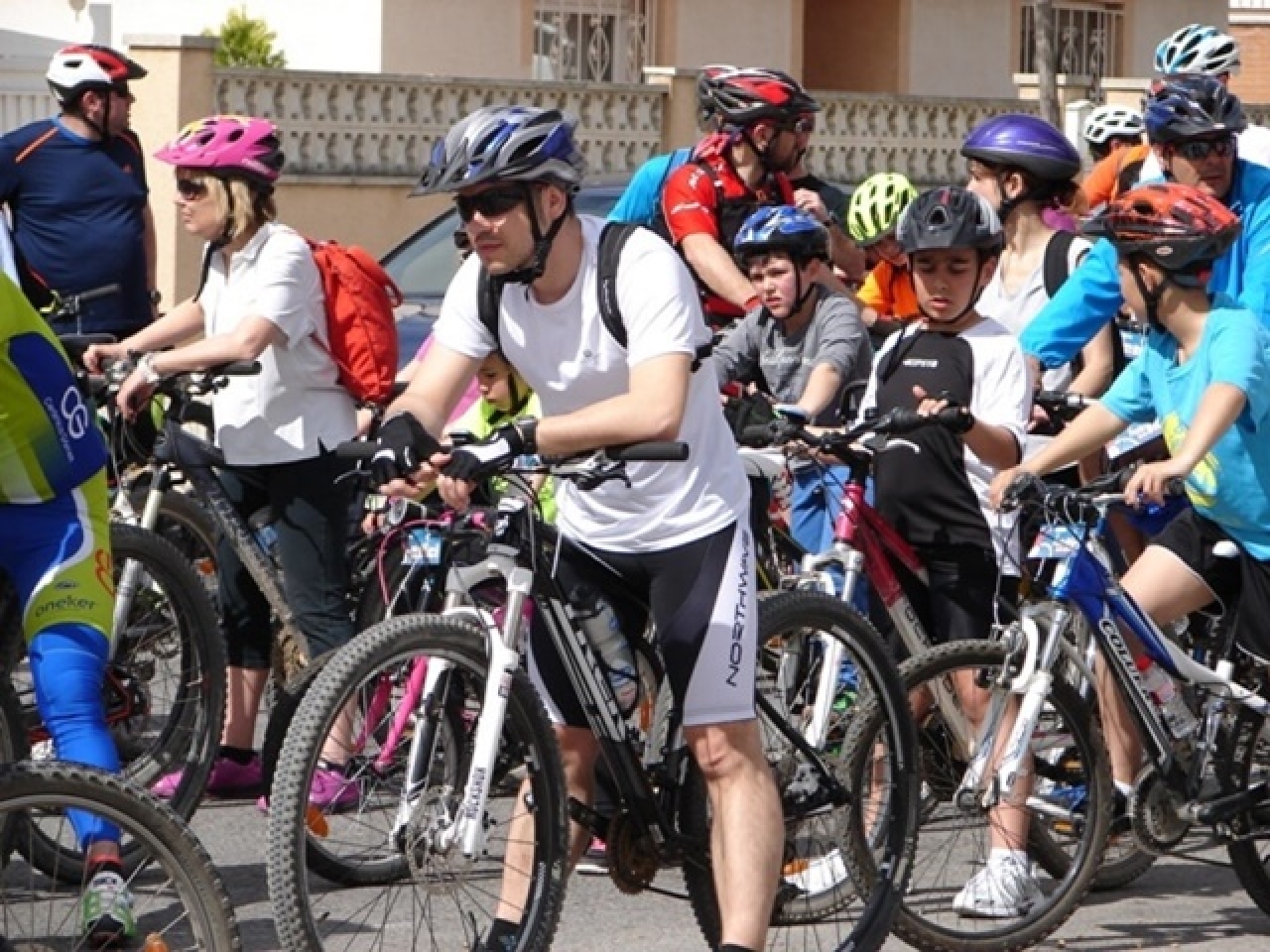Imatge d&#039;arxiu de la tradicional Festa de la Bicicleta de Valls