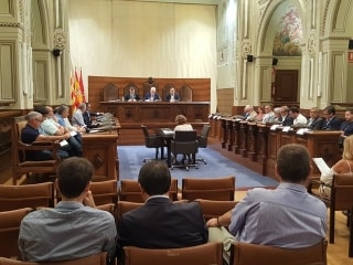 Ple de la Diputació de Tarragona celebrat aquest divendres 29 de juny