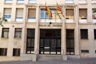 La façana principal de l&#039;Audiència de Tarragona 
