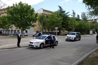 Imatge d&#039;un control policial a Constantí