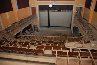 Imatge interior de l&#039;antic cinema del Xulla de l&#039;Espluga de Francolí